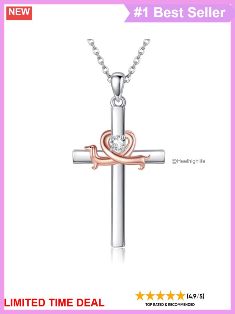 925 Sterling Silver Animal Pendant Necklace Adjustable Chain